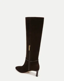 Kenzie Mid-Heel Tall Boot in Espresso