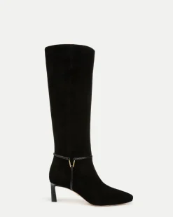 Kenzie Mid-Heel Tall Boot in Black