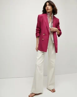 Kiernan Wildberry Linen Dickey Jacket