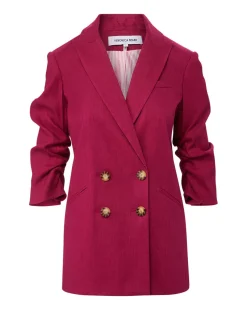 Kiernan Wildberry Linen Dickey Jacket