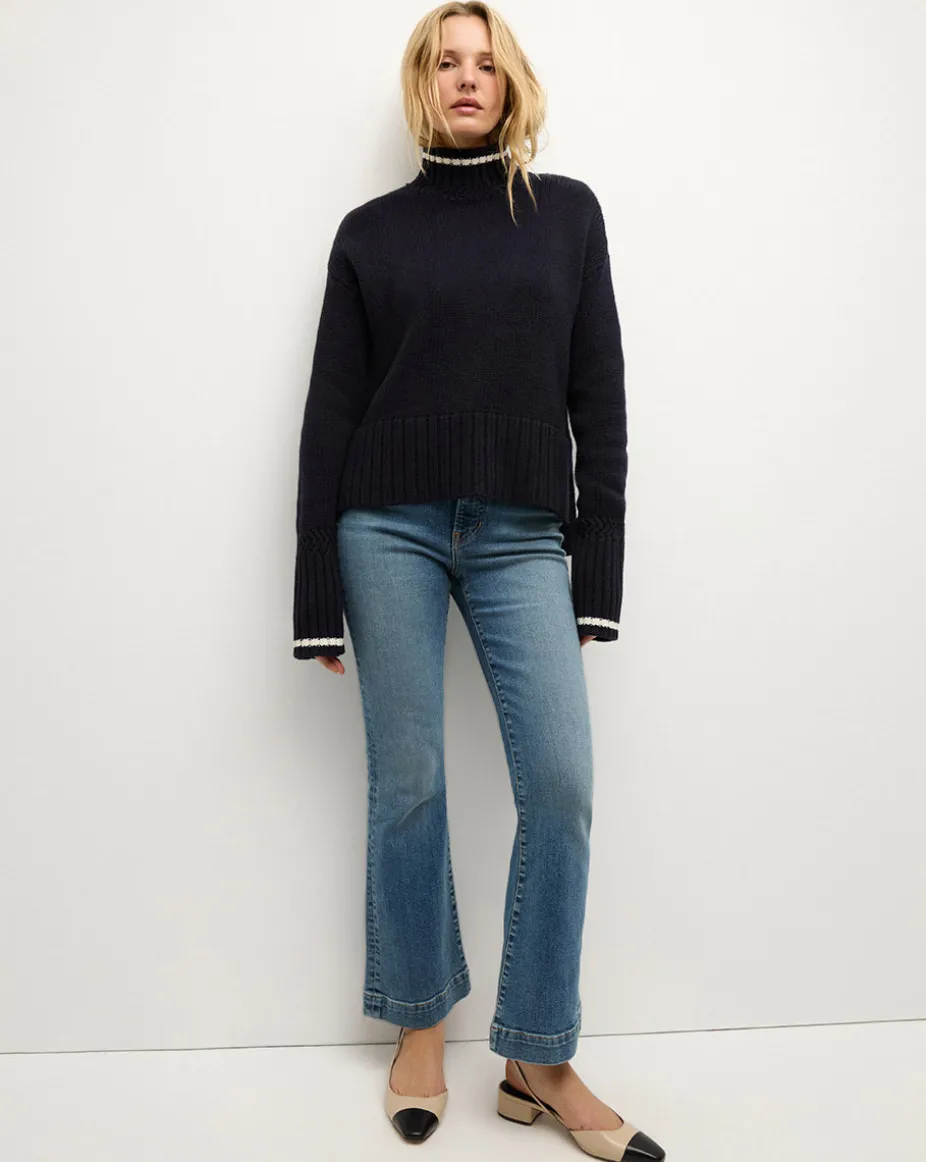Lancetti Turtleneck Sweater in Navy
