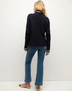 Lancetti Turtleneck Sweater in Navy