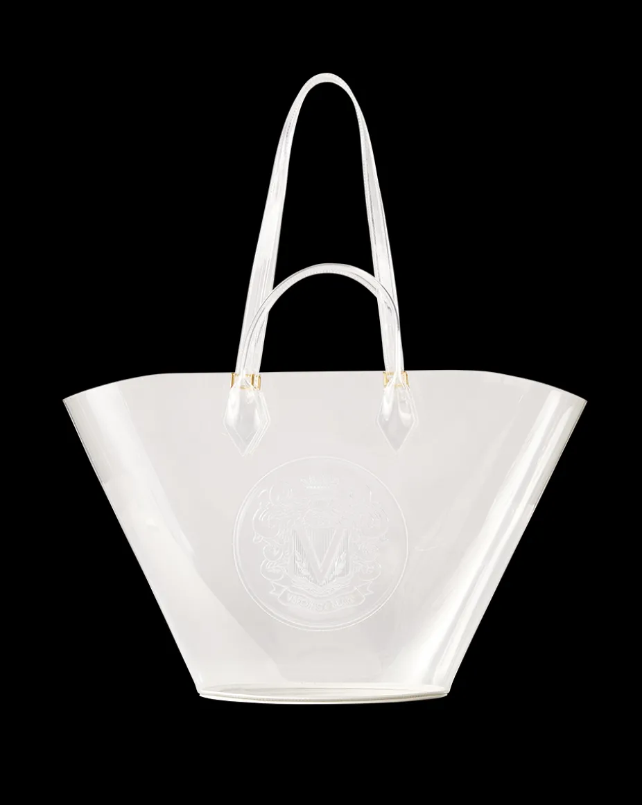 Large Crest Tote in Transparent