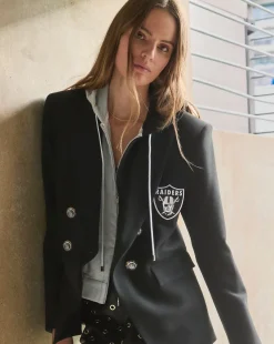 Las Vegas Raiders Dickey Jacket in Black/Silver