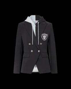 Las Vegas Raiders Dickey Jacket in Black/Silver