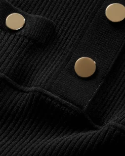 Lauper Sweater Dress in Black