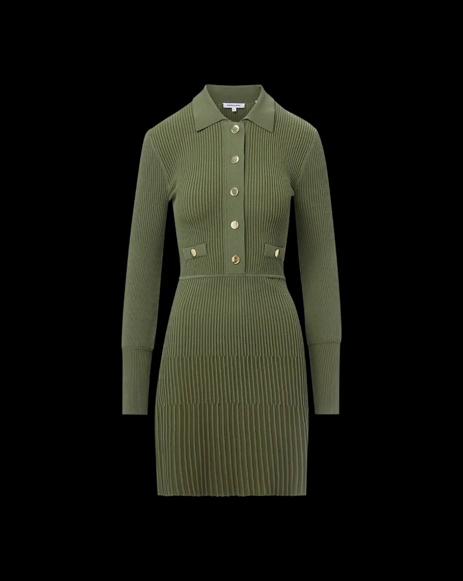 Lauper Sweater Dress in Stone Army