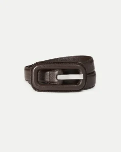 Lavanda Belt in Chocolate Brown