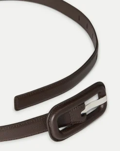 Lavanda Belt in Chocolate Brown