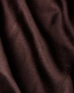 Leilany Silk Top in Dark Chocolate