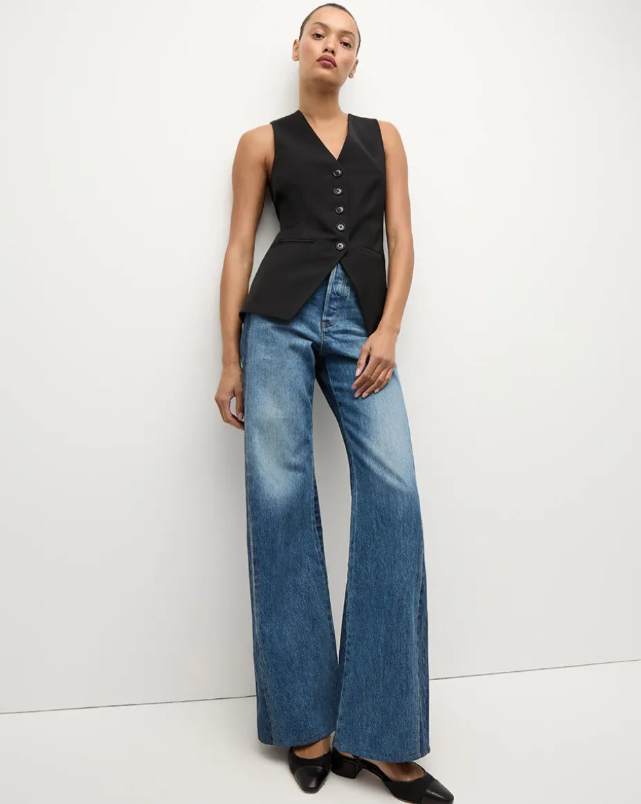 Liff Suit Vest in Black