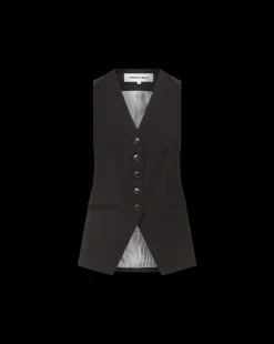 Liff Suit Vest in Black