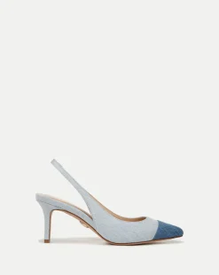 Liliana Denim Slingback Pump