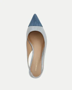 Liliana Denim Slingback Pump