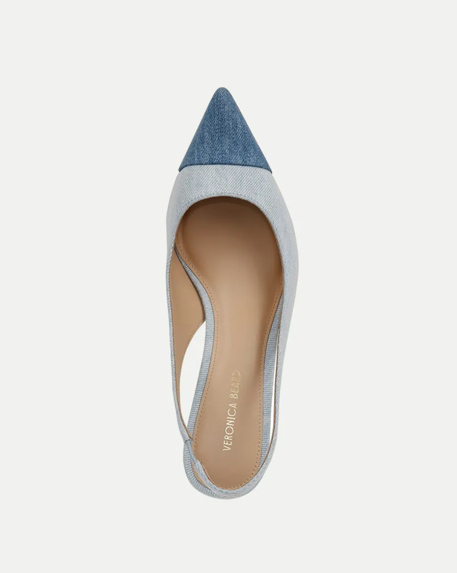 Liliana Denim Slingback Pump