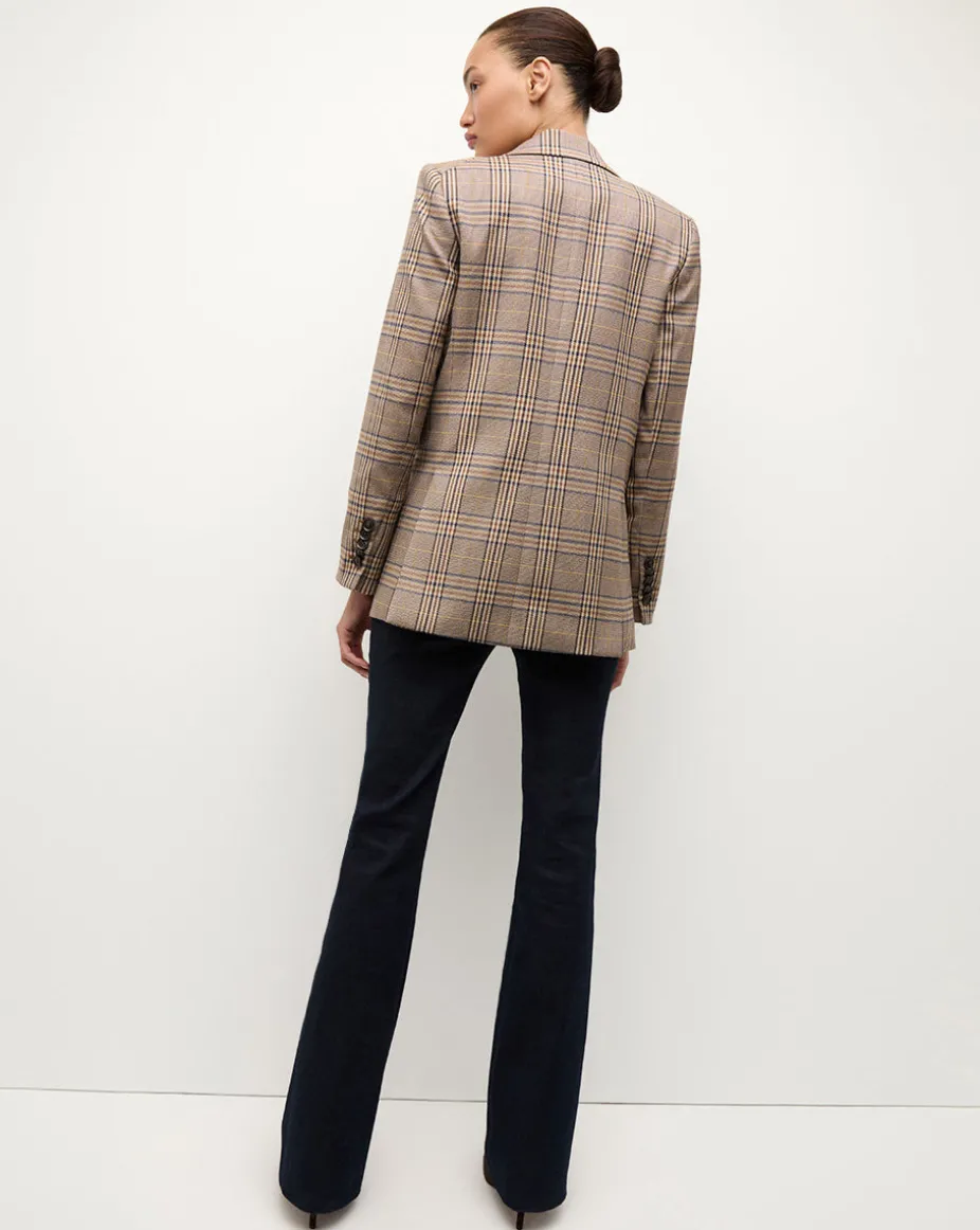 Maci Plaid Dickey Jacket in Brown Check