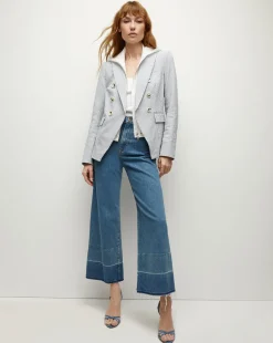 Marlo Cotton Eyelet Dickey in White