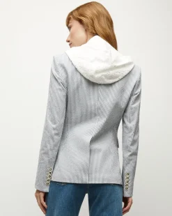 Marlo Cotton Eyelet Dickey in White