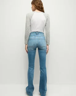 Mason Baseball Tee in White/Heather Grey