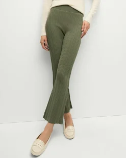Massaro Knit Pant in Stone Army