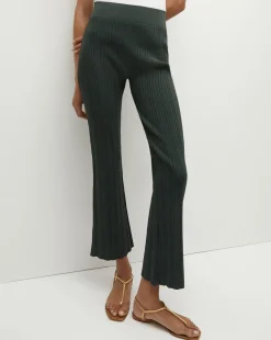 Massaro Rib-Knit Skinny-Flare Pant