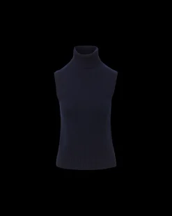 Mazzy Cashmere Turtleneck in Navy