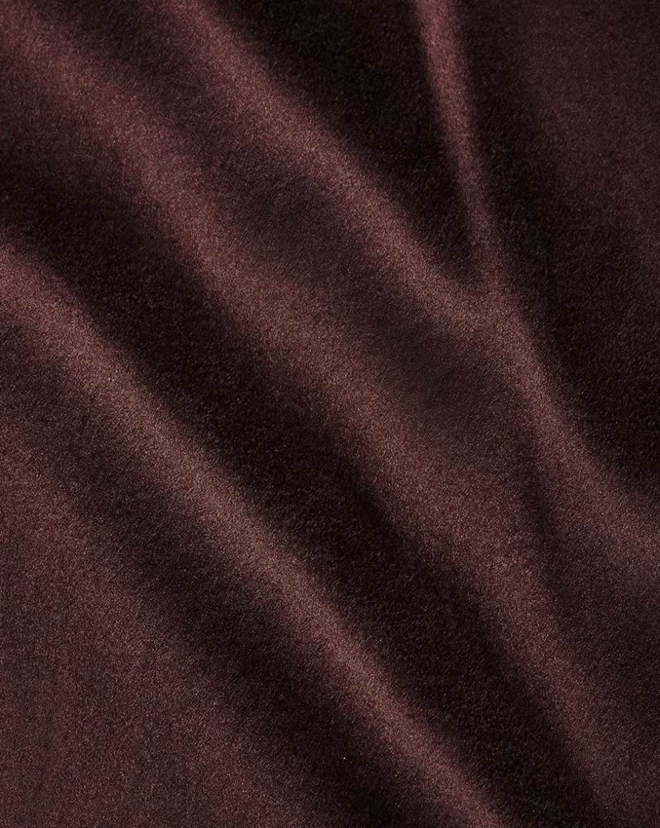 Medina Silk Skirt in Dark Chocolate