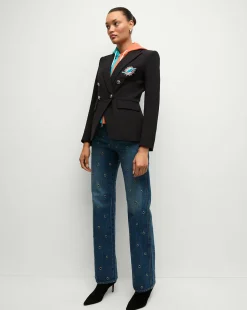 Miami Dolphins Dickey Jacket in Black/Silver