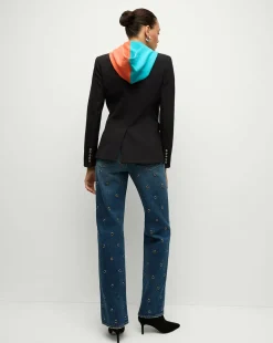 Miami Dolphins Dickey Jacket in Black/Silver