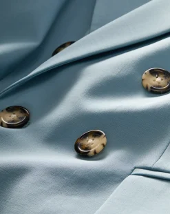 Miller Dickey Blazer Jacket in Light Blue