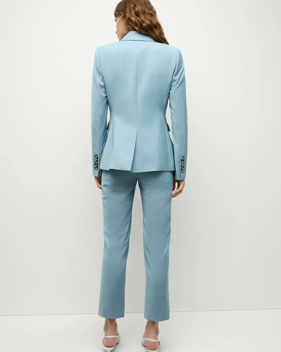 Miller Dickey Blazer Jacket in Light Blue