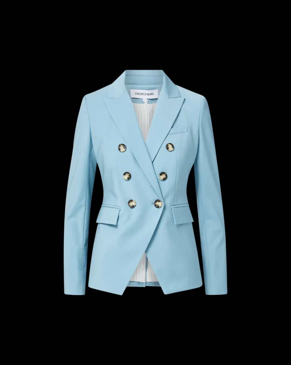 Miller Dickey Blazer Jacket in Light Blue
