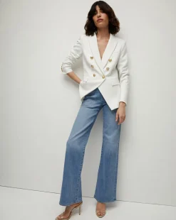 Miller Dickey Jacket in Off-White/Gold