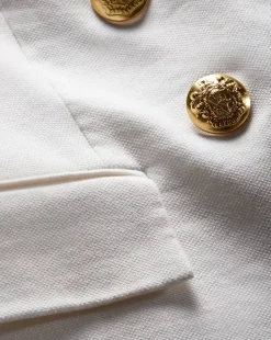 Miller Women's Linen Dickey Jacket in Off-White