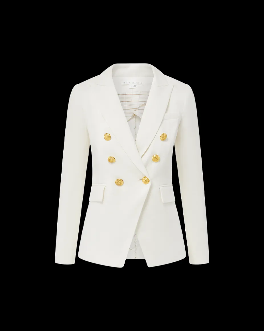 Miller Women's Linen Dickey Jacket in Off-White