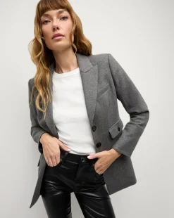 Nalani Dickey Jacket in Heather Grey