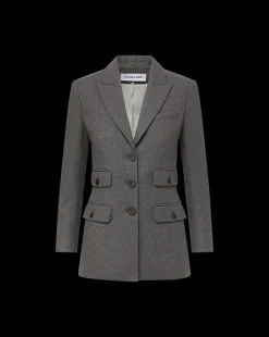 Nalani Dickey Jacket in Heather Grey