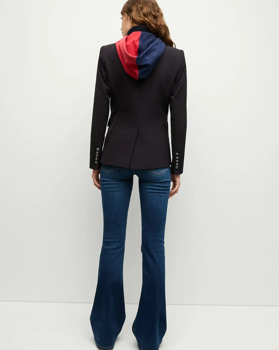 New England Patriots Dickey Jacket in Navy/Silver