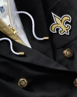 New Orleans Saints Dickey Jacket in Black/Gold