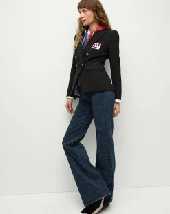 New York Giants Dickey Jacket in Black/Silver