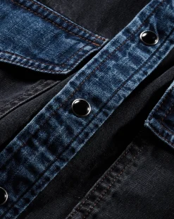 Noah Shirt Colorblock in Blue Star Colorblock