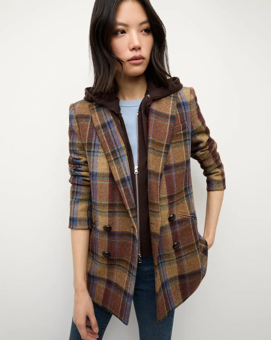 Oria Dickey Jacket in Russet Multi