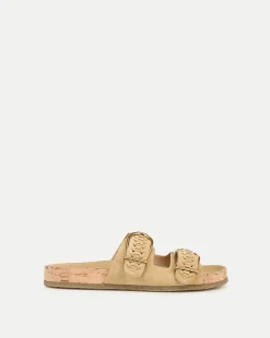 Paige Buckle Sandal in Desert