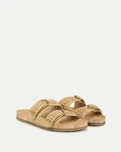 Paige Buckle Sandal in Desert