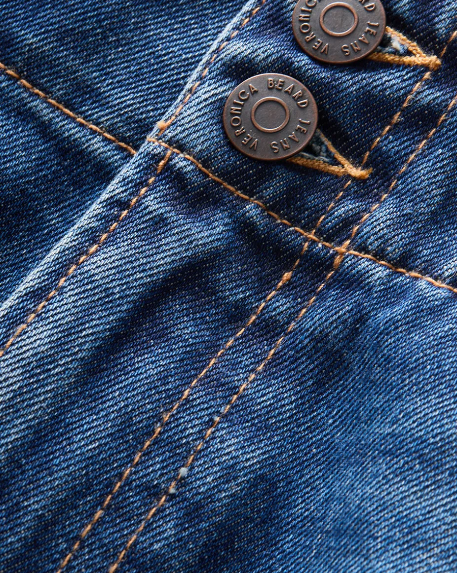 Patricia Denim Maxi Skirt in Blue Denim