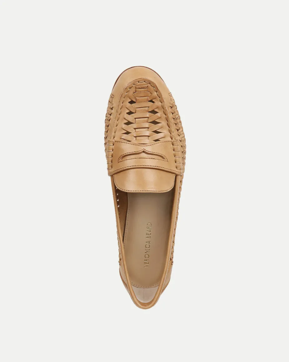 Penny Woven Leather Loafer