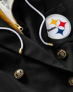 Pittsburgh Steelers Dickey Jacket in Black/Gold