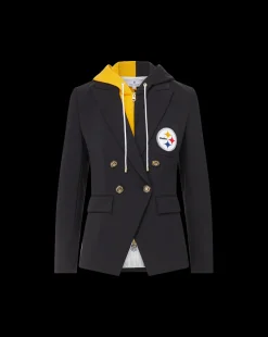 Pittsburgh Steelers Dickey Jacket in Black/Gold