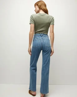 Pruitt Ribbed Tee in Sage