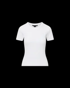 Pruitt Ribbed Tee in White